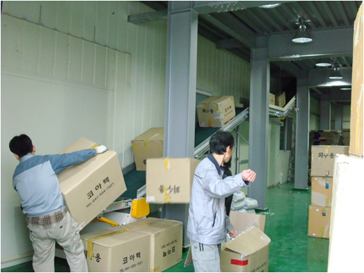 계단, 경사 이송